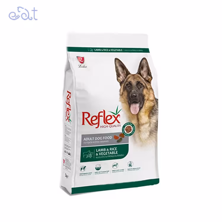 غذای خشک سگ بالغ رفلکس با طعم بره و برنج مدلReflex Adult Lamb & Rice وزن 15 کیلوگرم
