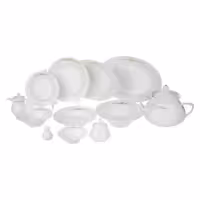 سرویس غذاخوری 108 پارچه 12 نفر چینی زرین ایران مدل Pernses