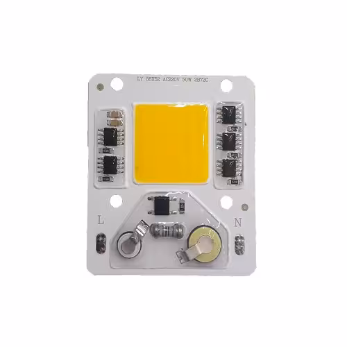 چیپ ال ای دی پرژکتوری220ولت50وات COBآفتابی برندLY