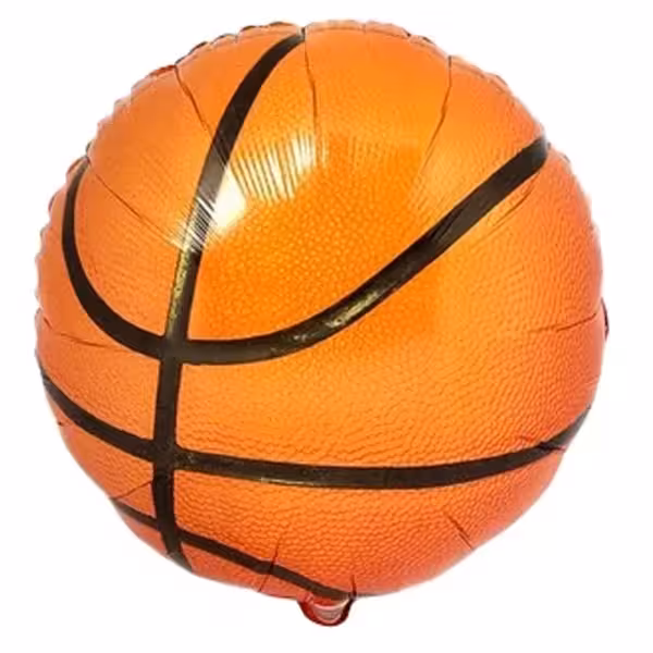 بادکنک فویلی گرد توپ بسکتبال