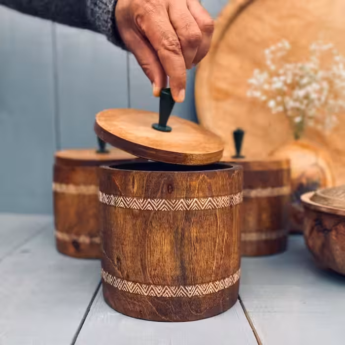 بانکه چوبی گردو کد 1073