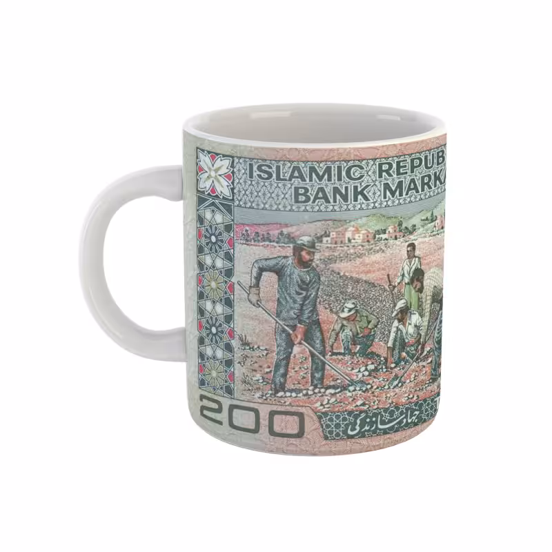 خرید ماگ-لیوان  اسکناس 200 ریالی