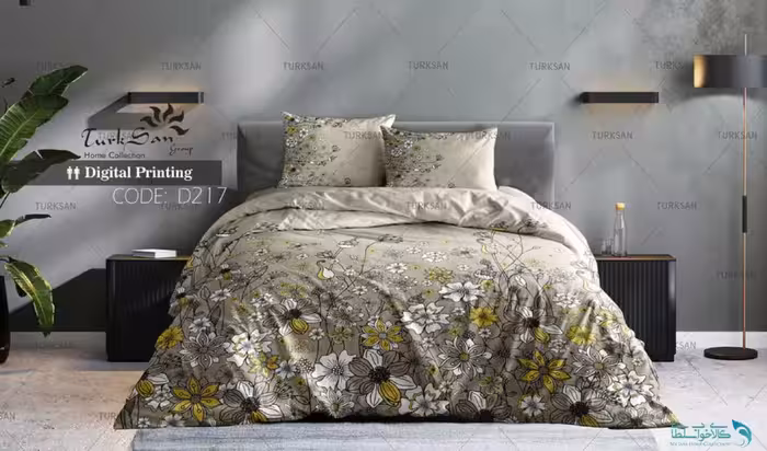 روتختی طرح گل نرگس دو نفره برند ترکسان کد ND217