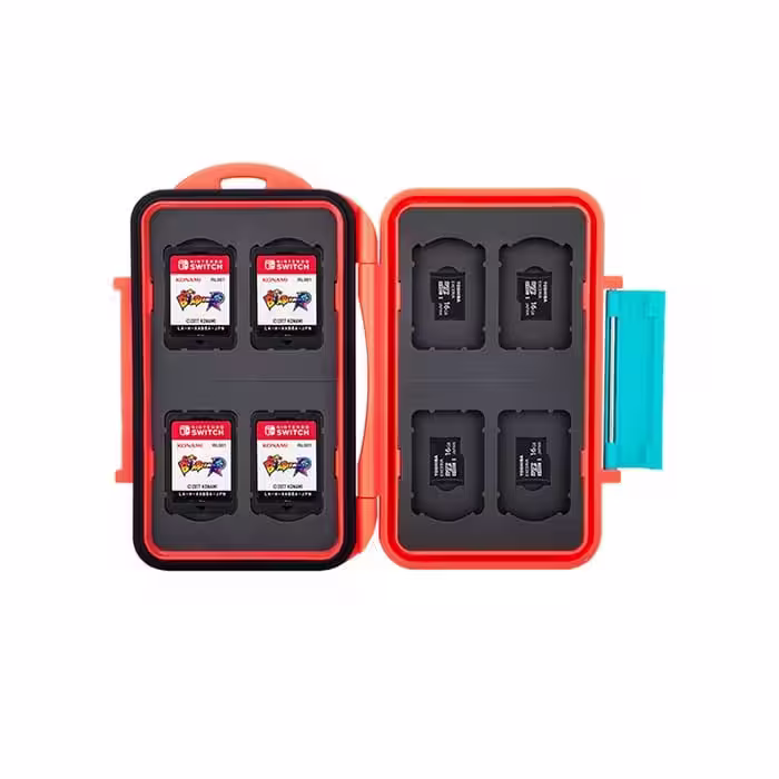 کیس محافظ کارت بازی نینتندو سوییچ جی جی سی مدل MC-NSMSD16 Orange