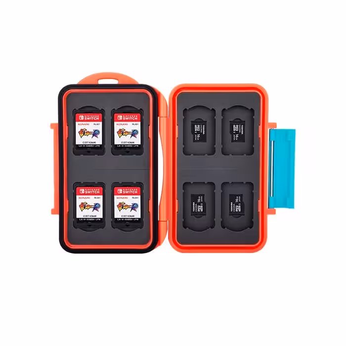 کیس محافظ کارت بازی نینتندو سوییچ جی جی سی مدل MC-NSMSD16 Orange