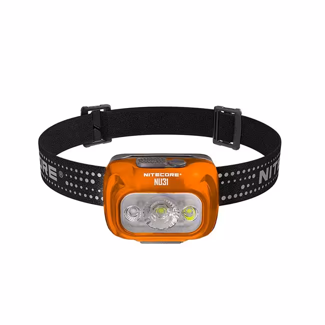 چراغ پیشانی نایتکر نارنجی Nitecore NU31