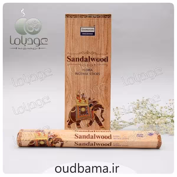 عود عطری چوب صندل وود SANDAL WOOD ( دارشان DARSHAN )