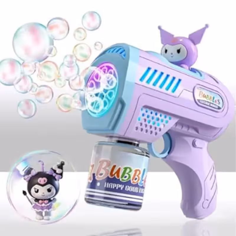 اسباب بازی تفنگ حباب ساز مدل کرومی کد 1988