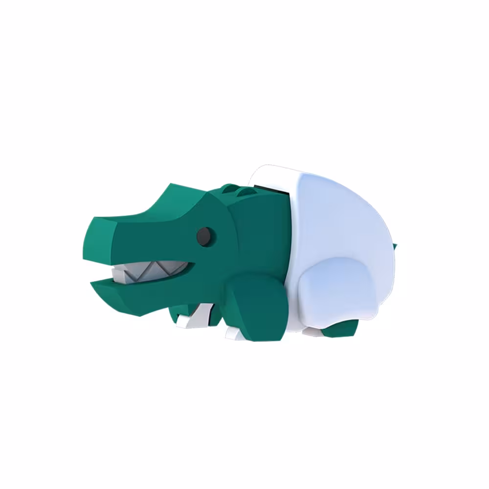 بچه کروکودیل مگنتی HALFTOYS