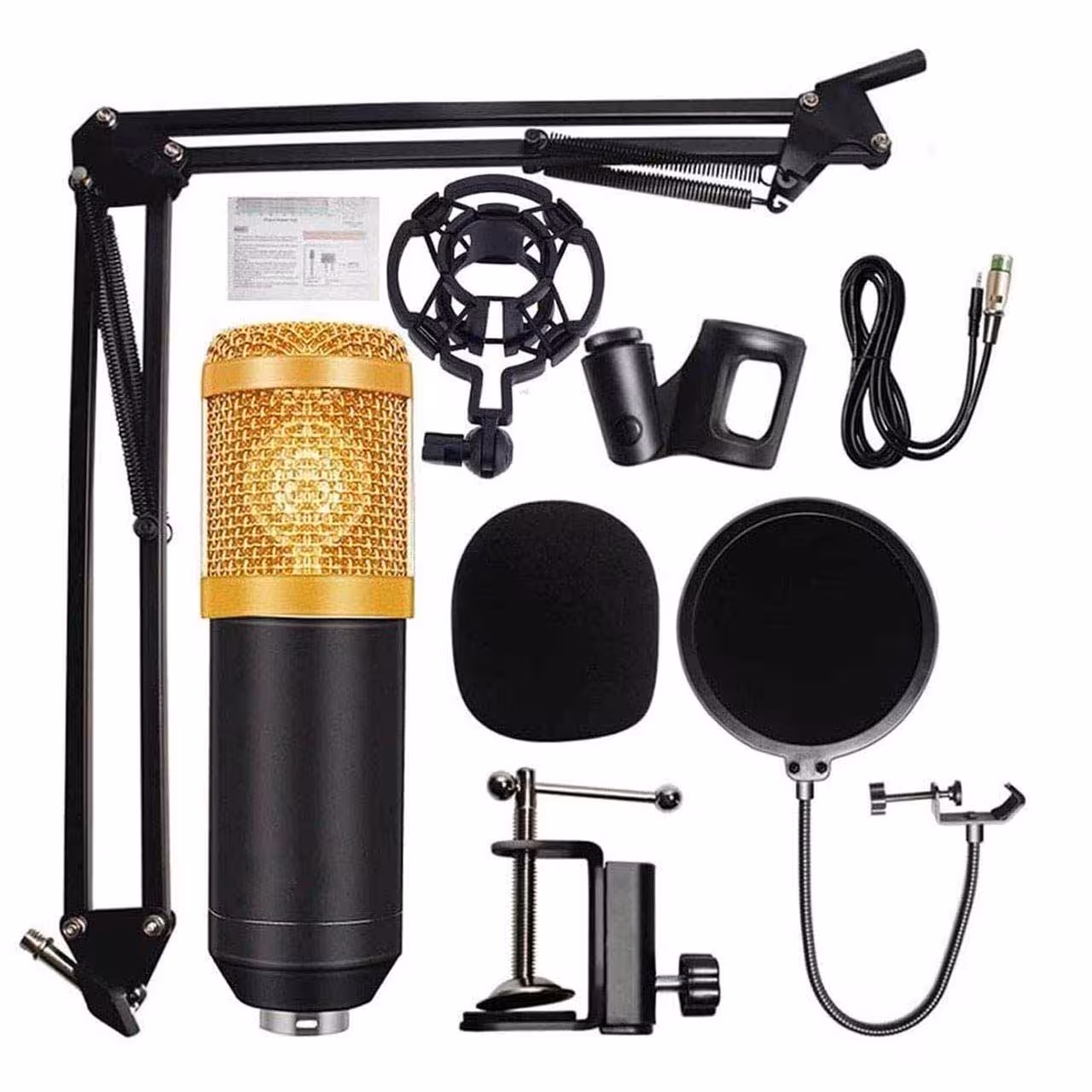 خرید میکروفون استودیویی حرفه ای Microphone BM800 با بهترین قیمت