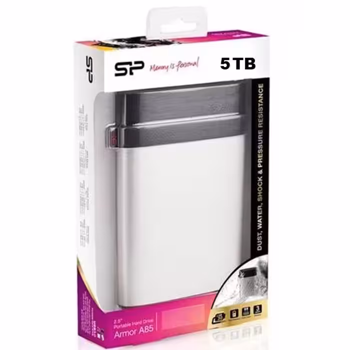 هارد اکسترنال 5 ترابایت سیلیکون پاور مدل Armor A85 - دوسو آی تی