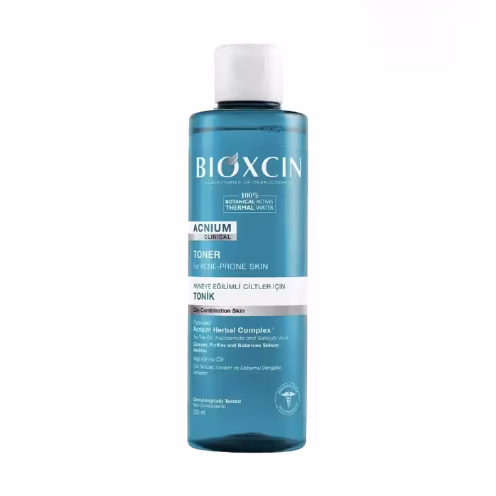 تونر پاک کننده ضد جوش پوست چرب و مختلط بیوکسین Bioxcin حجم 200 میل