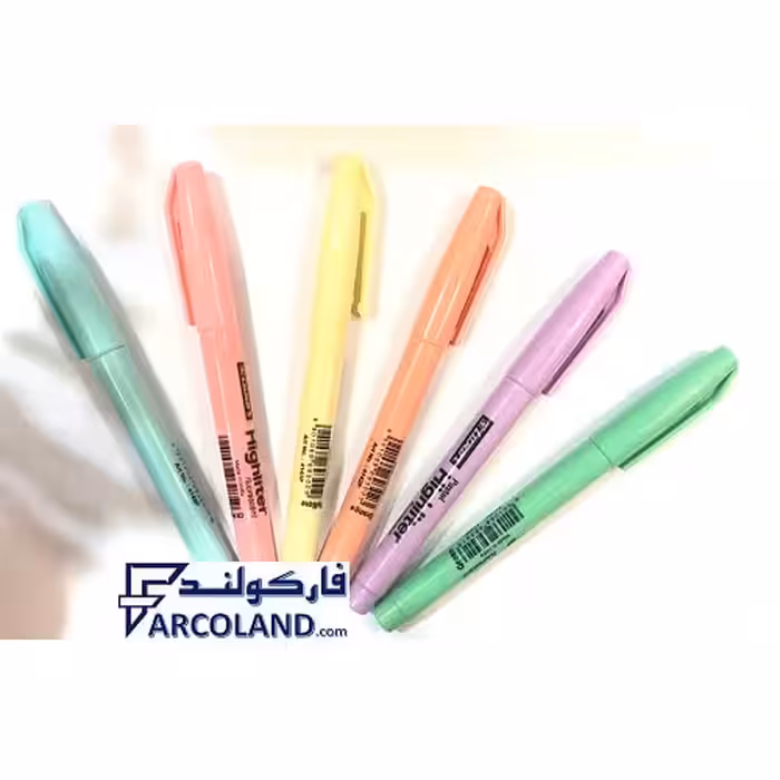 ماژیک هایلایتر پاستیلی روشن Luxar کد 4149 مدل Pastel Light Soft