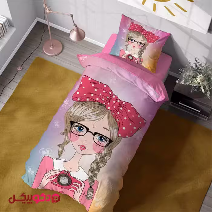 روتختی سه بعدی طرح دخترانه کارتونی BD1075