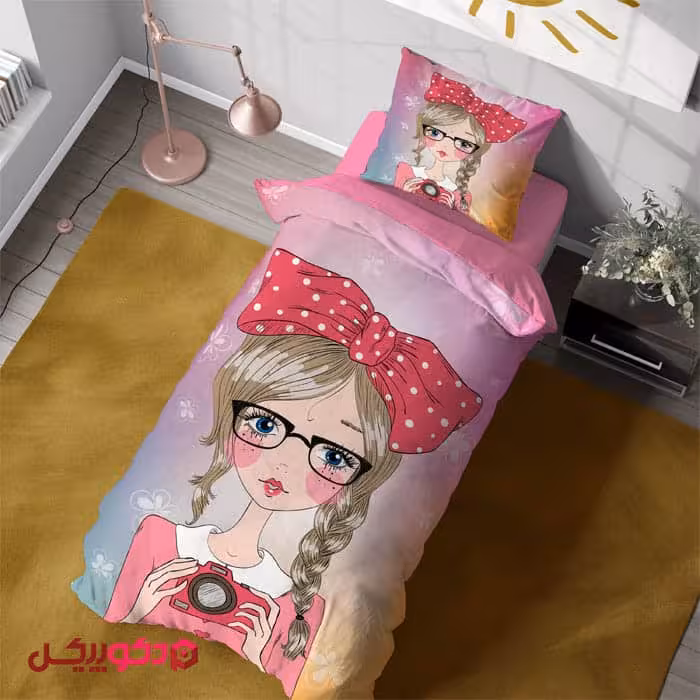 روتختی سه بعدی طرح دخترانه کارتونی BD1075