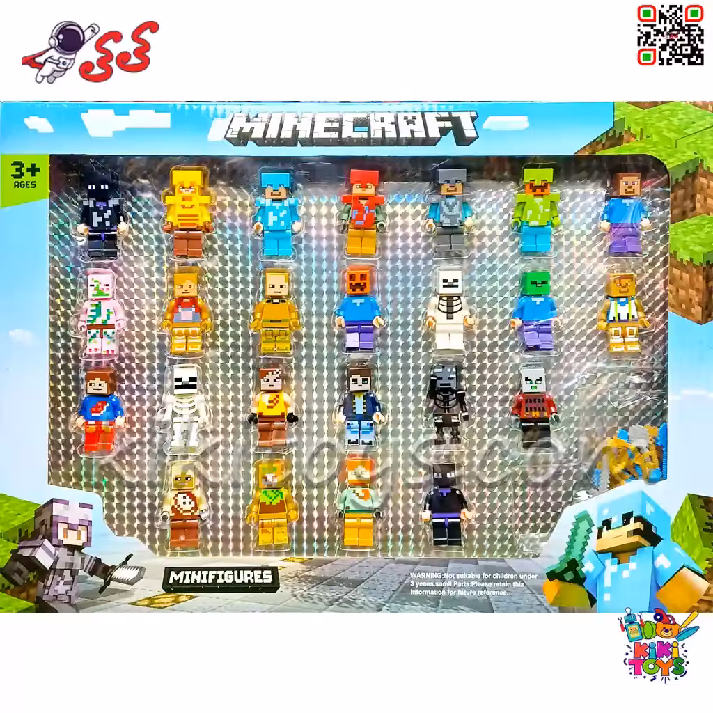 مینی‌فیگورهای لگویی ماینکرافت پک 24 عددی