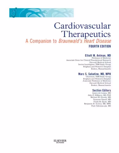 خرید و دانلود نسخه کامل کتاب Cardiovascular Therapeutics: A Companion to Braunwalds Heart Disease