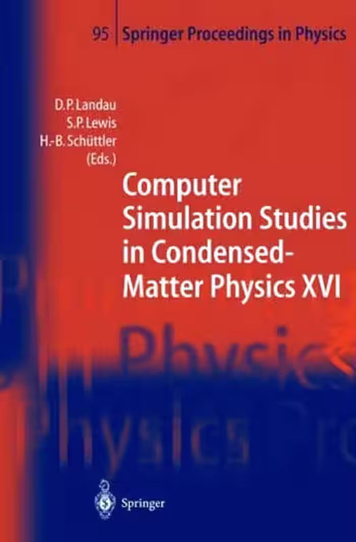 خرید و دانلود نسخه کامل کتاب Computer simulation studies in condensed-matter physics XVII