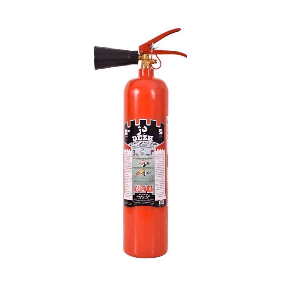 کپسول آتش نشانی 3 کیلوگرم CO2 دژ