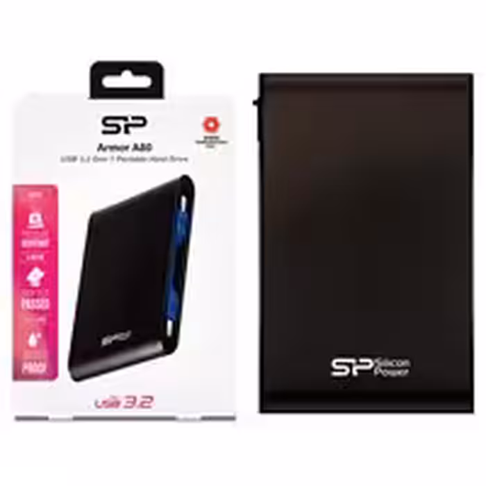 هارد  EXT Silicon Power A80 1TB USB3.2 2.5 BLACK-متین