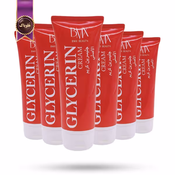 6 عدد کرم مرطوب‌ کننده بی ام ایکس BMX مدل گلیسیرین Glycerin حجم 125 میلی‌ لیتر (اورجینال)