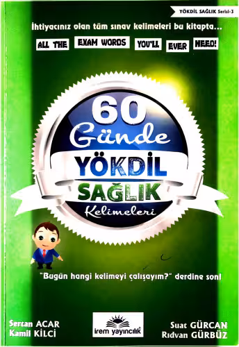 خرید و دانلود نسخه کامل کتاب 60 Günde Yökdil Sağlık Kelimeleri