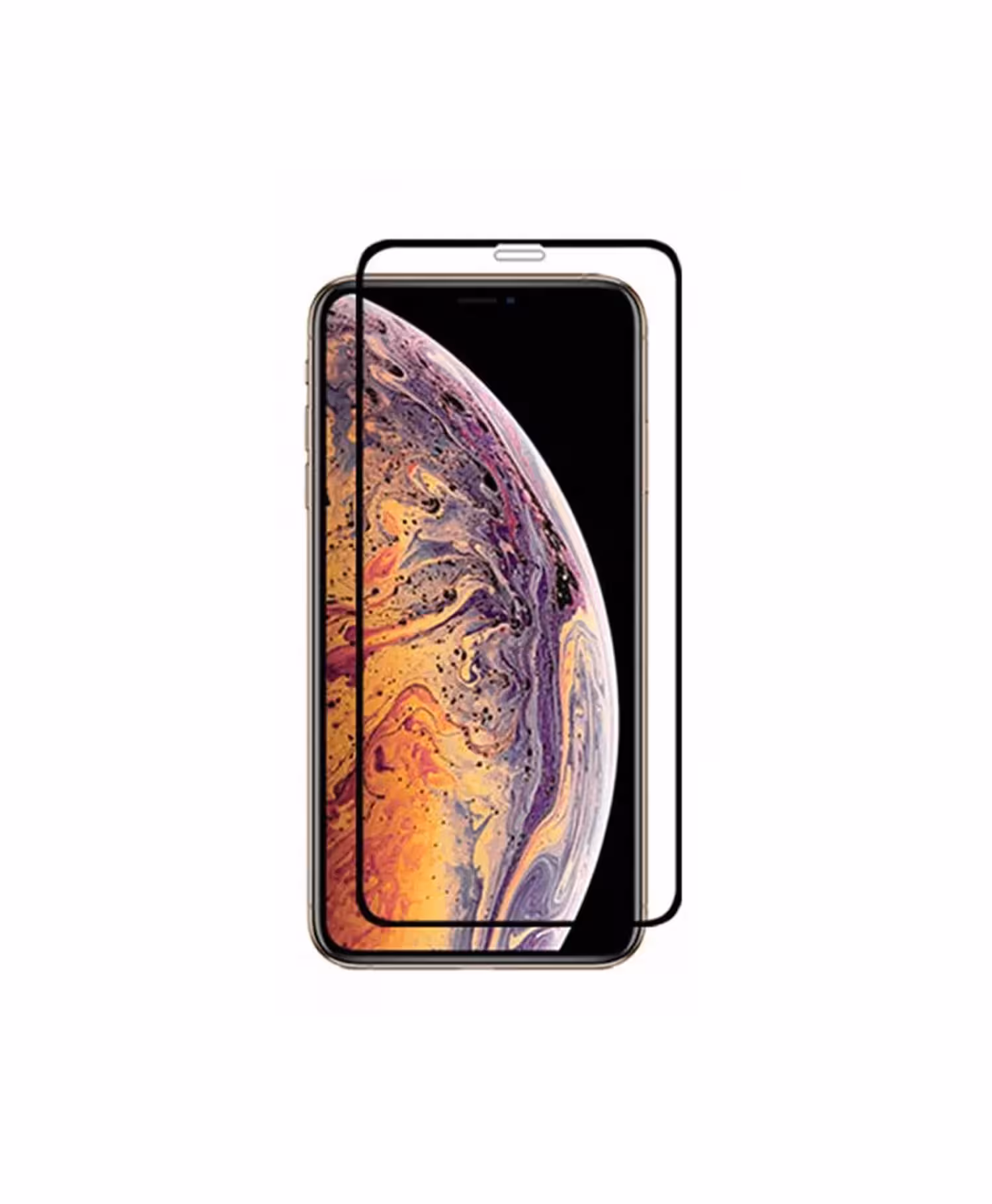 گلس فول Super D مشکی گوشی موبایل آیفون Iphone X/XS