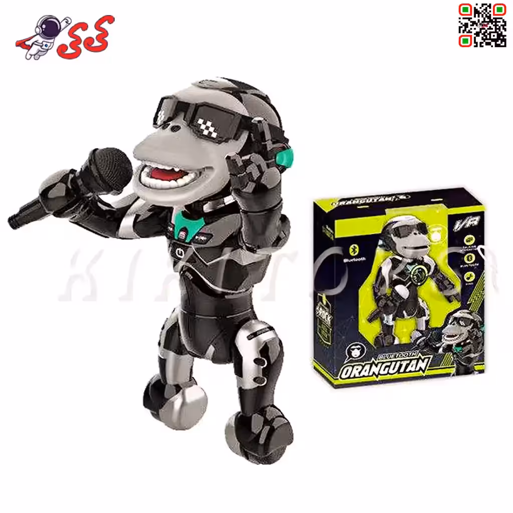 ربات میمون هوشمند بلوتوثی اسباب بازی BLUETOOTH ORANGUTAN Q2