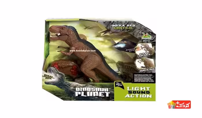 دایناسور کنترلی دودزا و حرکتی مدل RS-61102