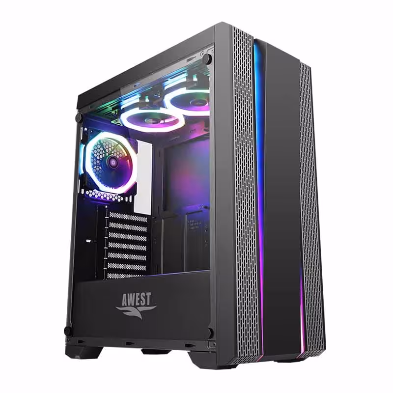 کیس گیمینگ اوست مدل GT-AV04-BG ARGB