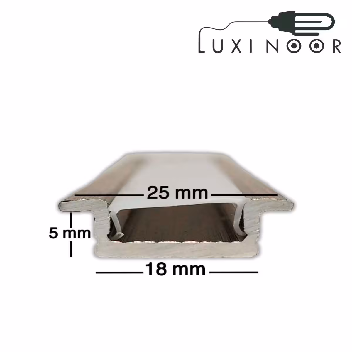 پروفیل چراغ خطی توکار تک لاین کد 1