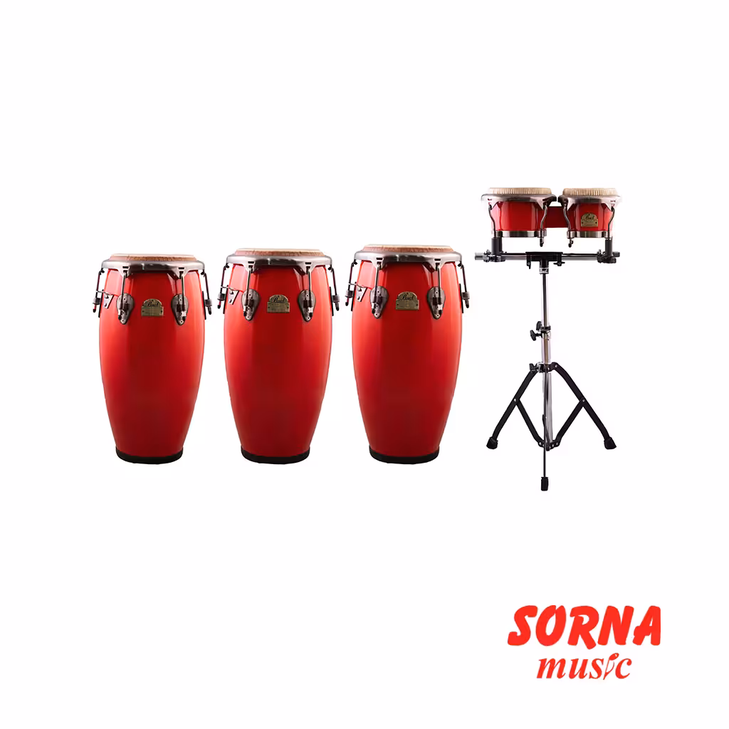 تومبا سه تايي با بانگو و پايه مدل Havana Series Congas