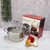 قابلمه استیل دستیلوکس سایز22
