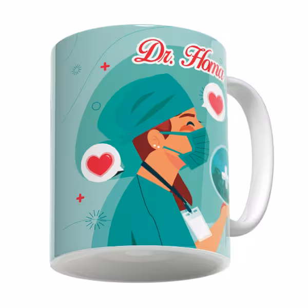 خرید ماگ-لیوان   پزشک  اسم هما