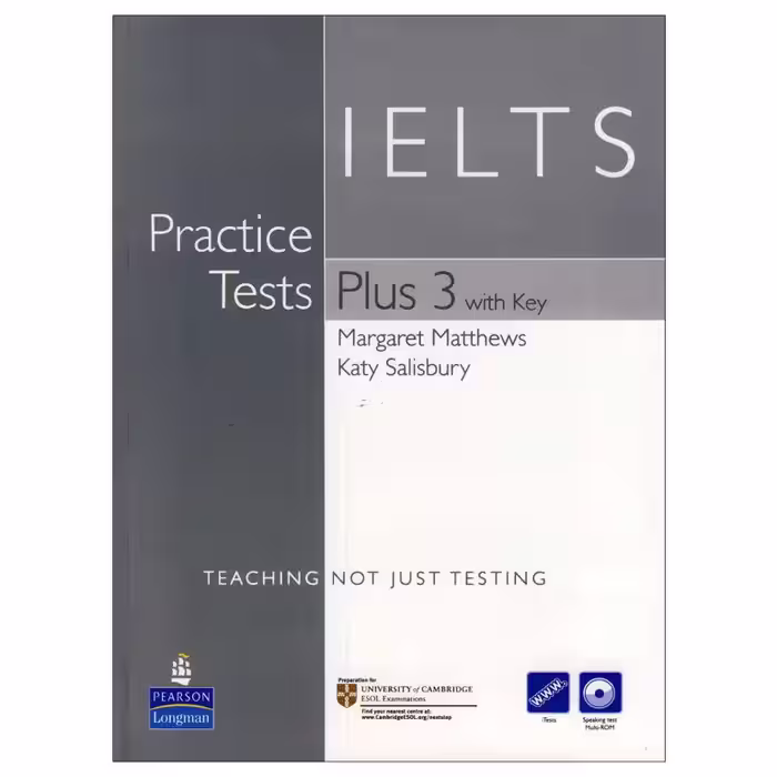 IELTS Practice Tests Plus 3 with Key ، (کتاب آیلتس تست پلاس)