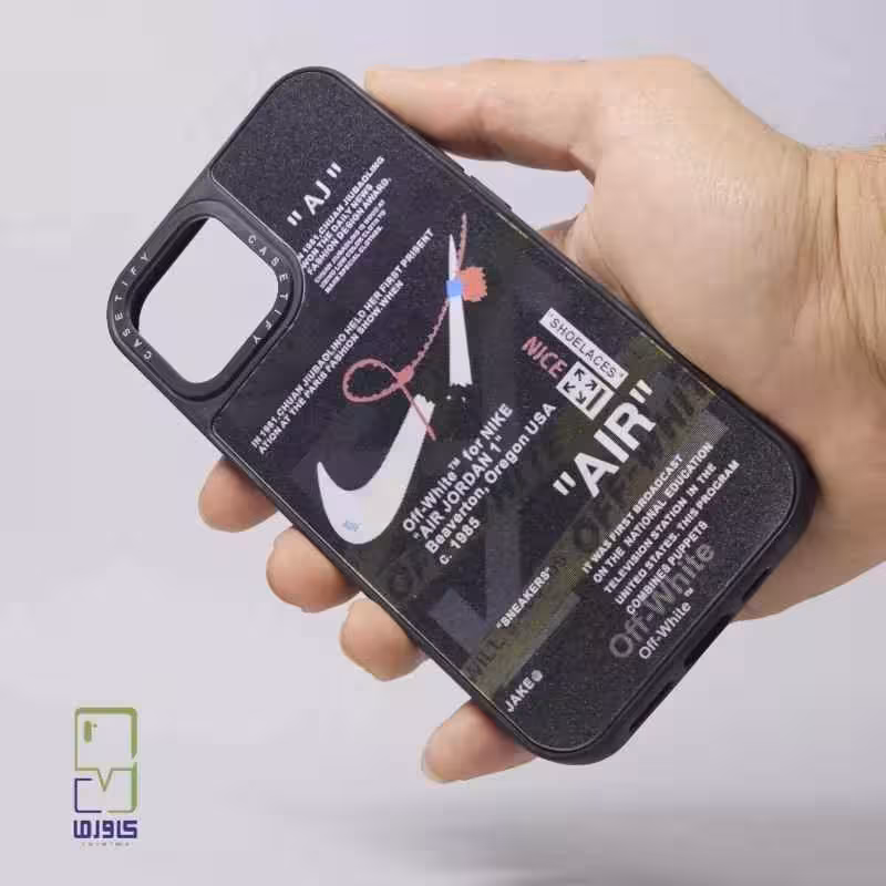 قاب آیفون 12 نرمال طرح نایکی متغیر (نایک / آف وایت) – یه قاب، دوتا استایل