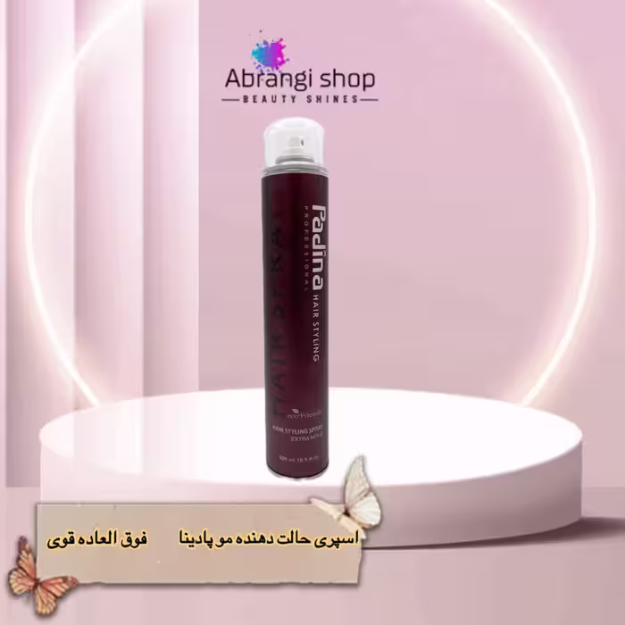 اسپری حالت دهنده مو پادینا مدل فوق العاده قوی