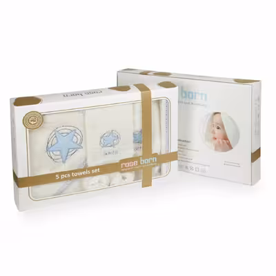 ست حوله پنج تکه رزبورن مدل FAMILY LOVE BOY