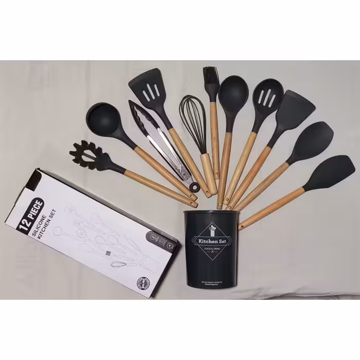 سرویس کفگیر و ملاقه 12 پارچه مدل کیچن ست کد UNT45