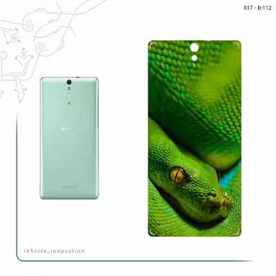 برچسب پوششی ماهوت مدل Snake مناسب برای گوشی موبایل سونی Xperia C5