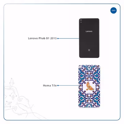 برچسب پوششی ماهوت مدل Homa Tile مناسب برای تبلت لنوو Phab B1 2015