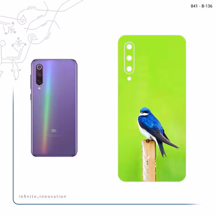 برچسب پوششی ماهوت مدل Bird Swallow مناسب برای گوشی موبایل شیائومی Mi 9 SE