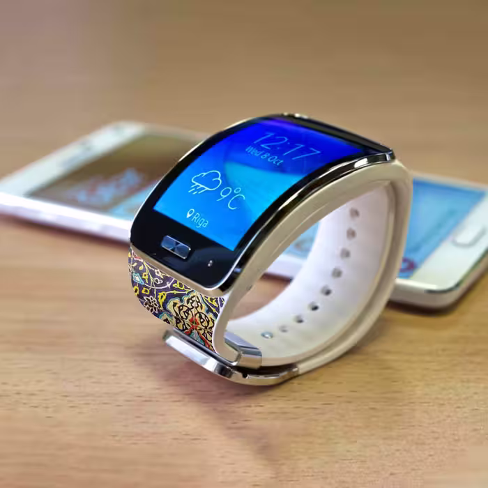 برچسب ماهوت طرح Iran_Tile6 مناسب برای ساعت هوشمند سامسونگ Galaxy Gear S