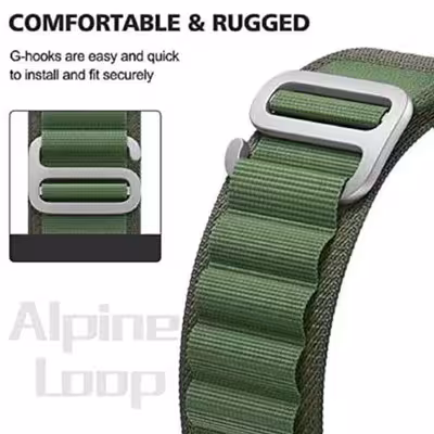 بند اسپایدر مدل LOOP ALPINE مناسب برای ساعت هوشمند هایلو Solar Plus RT3 