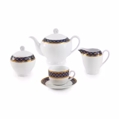 سرویس غذاخوری 102 پارچه چینی زرین ایران سری ایتالیا اف مدل هلیا درجه عالی