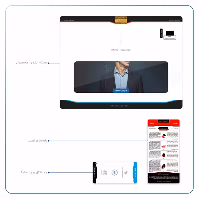 برچسب پوششی ماهوت مدل Jeff Bezos مناسب برای تبلت اپل iPad Pro 9.7 2016 A1673