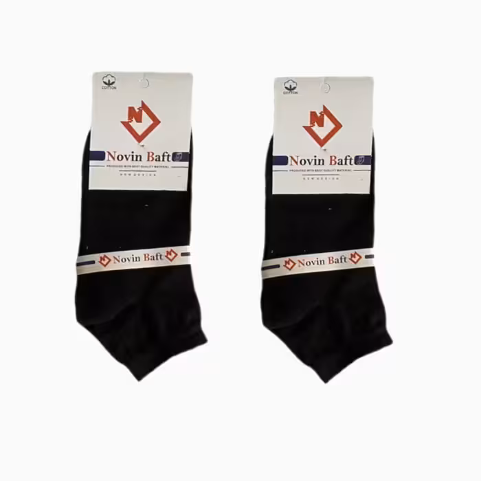 جوراب نوین بافت کد 0202  بسته 2 عددی