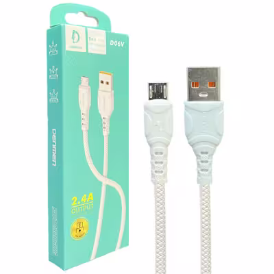 کابل تبدیل USB به microUSB دنمن مدل D06V طول 1 متر 