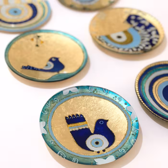 پیش دستی مدل چشم نظر بسته 6 عددی