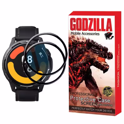 محافظ صفحه نمایش گودزیلا مدل G-PMMA مناسب برای ساعت هوشمند شیائومی Mi Watch Color 2 بسته 2 عددی